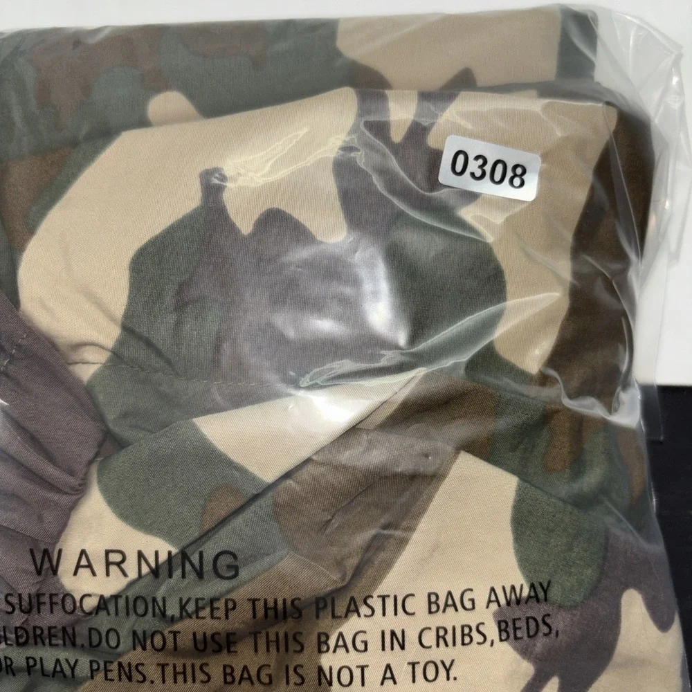 The Children's Place Camouflage Military hunting hood Boy /Jacket- Medium -(7-8)